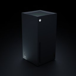 Realistic 3D model of a gaming console with smooth textures and accurate details, optimized for Blender rendering.