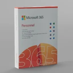 Microsoft 365 cardboard box