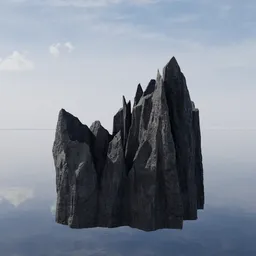 Sharp Jagged Rocks Module Asset