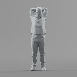 Lowpoly Male Standing