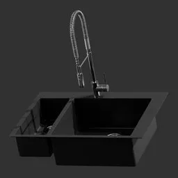 Sink S71 S711-F655 Industrial BK