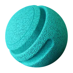 Vivid Cyan Foam