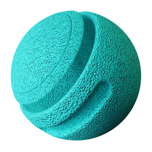 Vivid Cyan Foam