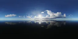 Sunny Cloudy Day Sky