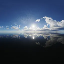 Sunny Cloudy Day Sky