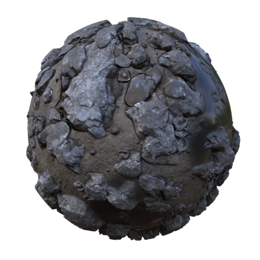 sand stones puddles