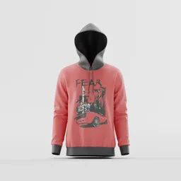 Night City Car Graphic Hoodie