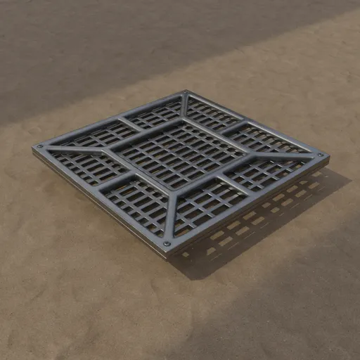 Industrial Sci-Fi Floor Tile