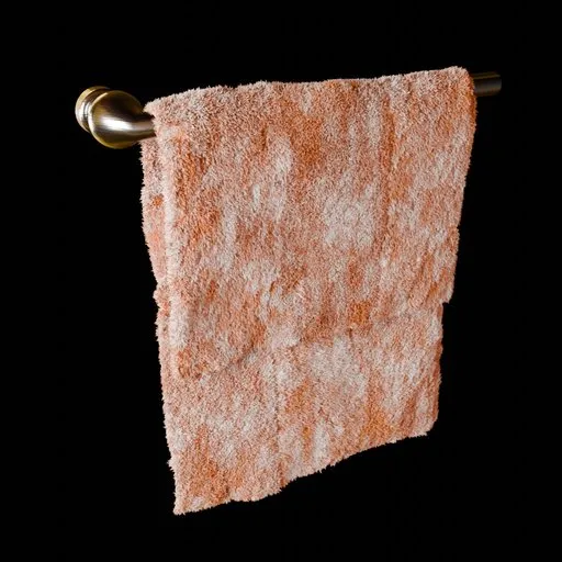 Detailed 3D towel model with realistic textures for Blender Cycles, perfect for bathroom scenes.