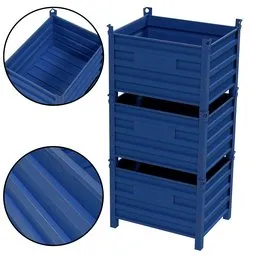 Stacked Storage Bins