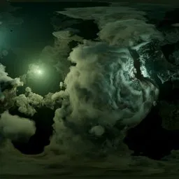 Viridian Green Nebula 8k