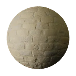 Dusty Beige Worn Cobblestones