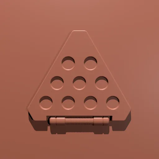 3D Triangle Hinge Sculpting Brush for precise hard surface modeling in Blender.