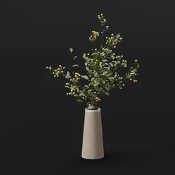 Berry Branch Vase