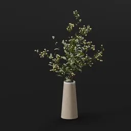 Berry Branch Vase
