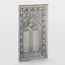 Stone Carved Panel