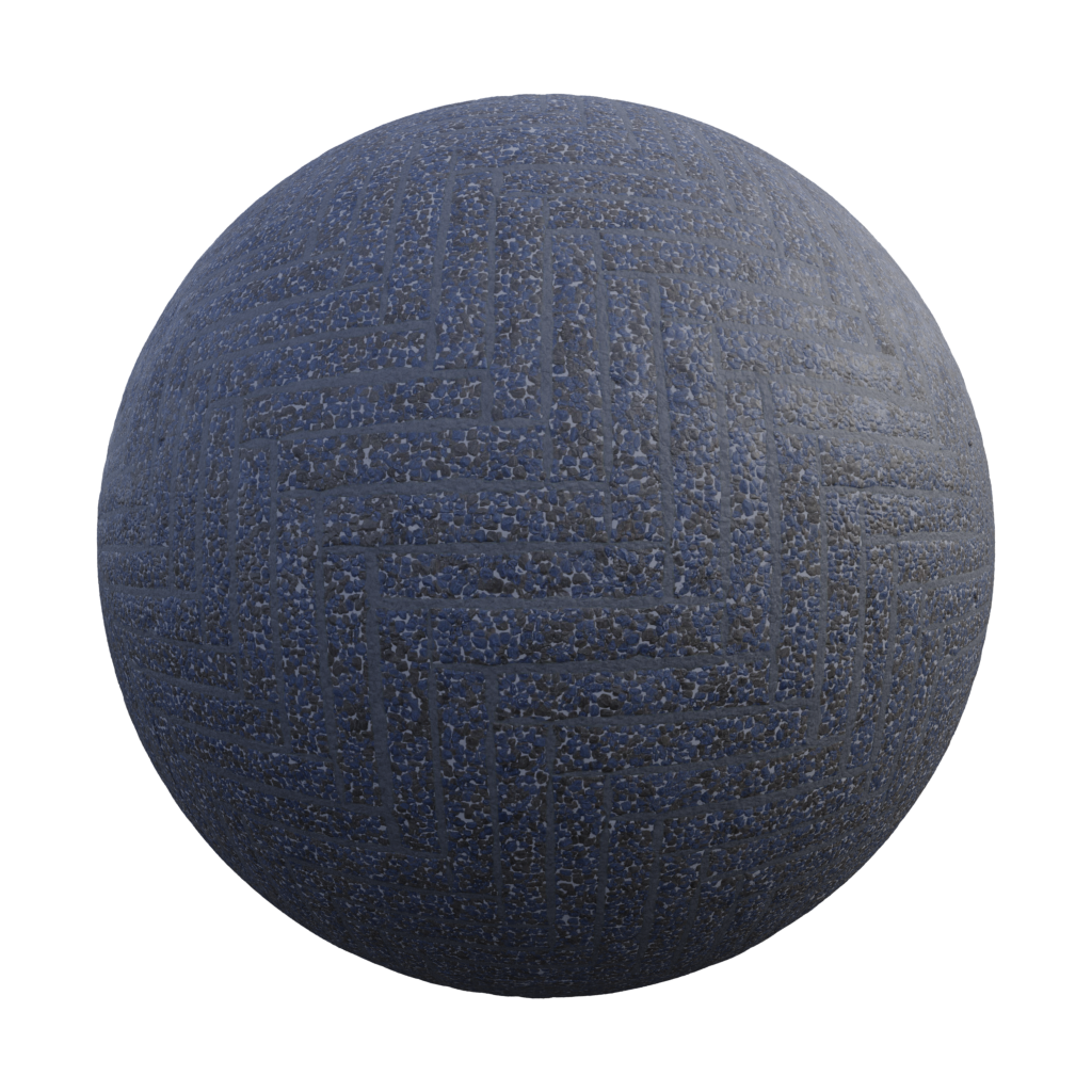 BlenderKit | Download the FREE Blue stones pavement material