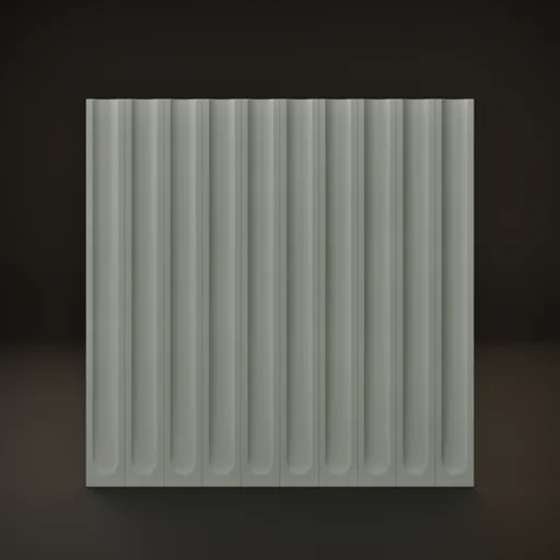 Modular Fluted Wall Panel Cladding