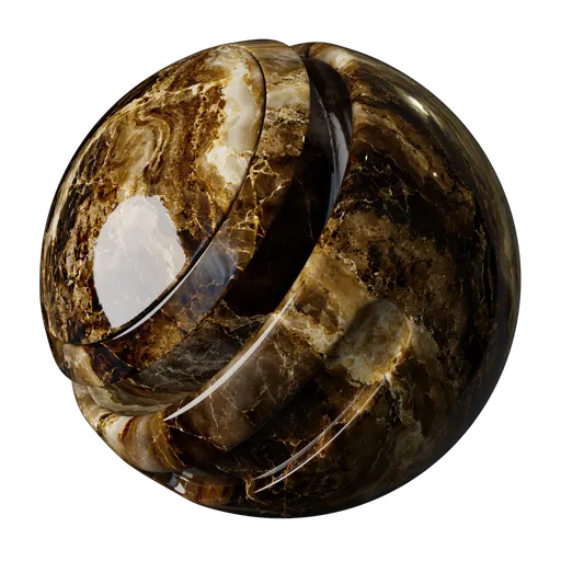 Brown Beige Gold Onyx