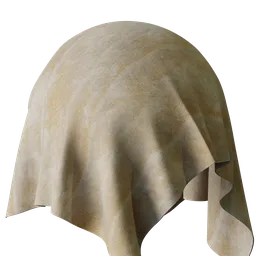 Cream Suede Mushroom Vegan Leather