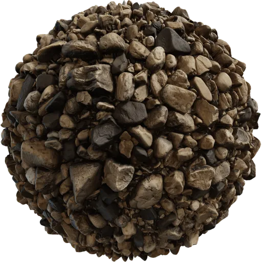 Dry River Pebbles