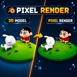 Pixel Kit - One-Click Pixel Art Renderer