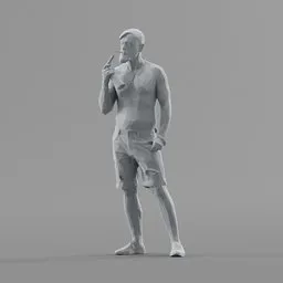 Smoking Lowpoly Guy