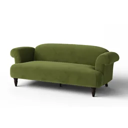 Barberton Velevt Sofa