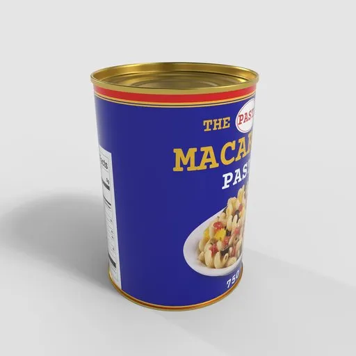 Macaroni Pasta Packaging Cylinder