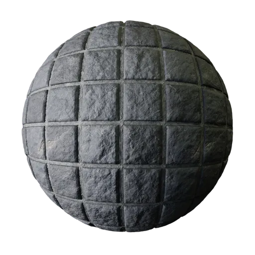 Weathered Stone Grid Tiles