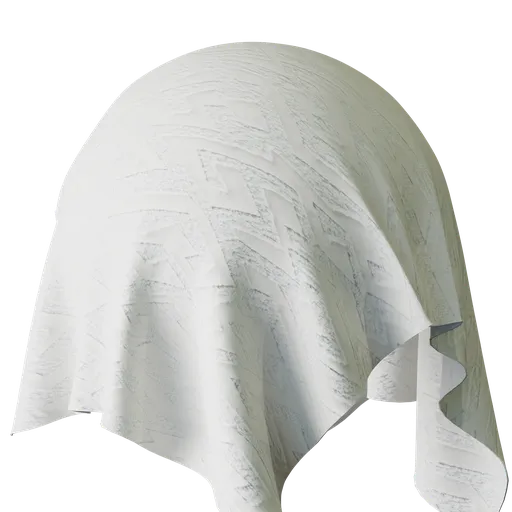 Graphical White Jacquard