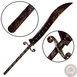 Persian Darvish Sword Purple Blood