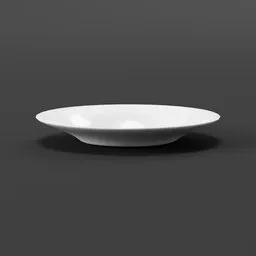 White Soup Dish/Plate