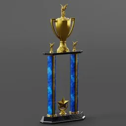 Double Column Trophy
