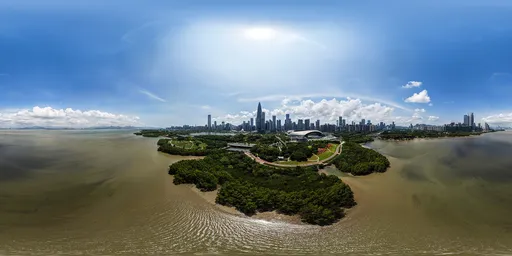 Sunny Island during the day