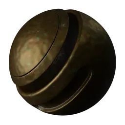 Antiqued Oxidized Brass