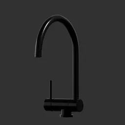 Black Single Handle Kitchen Faucet