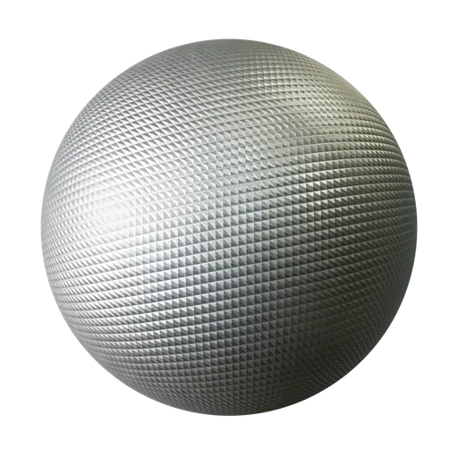 Knurled stainless steel