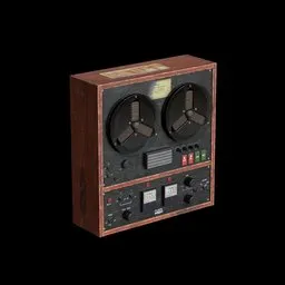 "Get ready to rock with this stunning Tape Recorder 3D model for Blender 3D. Featuring two reels and PBR textures, this high-quality model is perfect for any audio project. Inspired by Al Feldstein and boasting the iconic image from the Stanley Parable, this Tape Recorder is a must-have for any true audiophile."