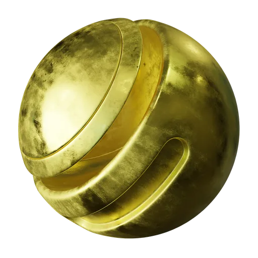 Gold rough metal
