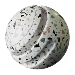 White Terrazzo Stone