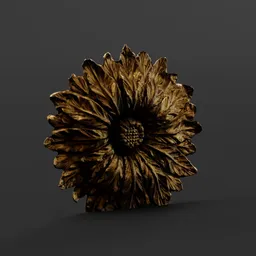 Copper sunflower