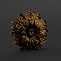Copper sunflower