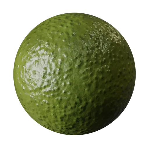 Realistic green procedural pickle texture for Blender 3D PBR material library.