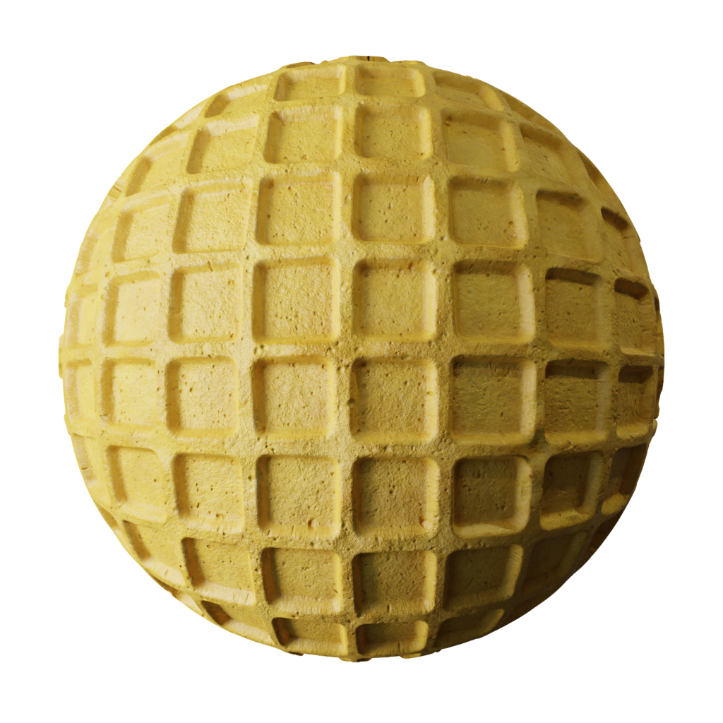 Waffle FREE food materials BlenderKit