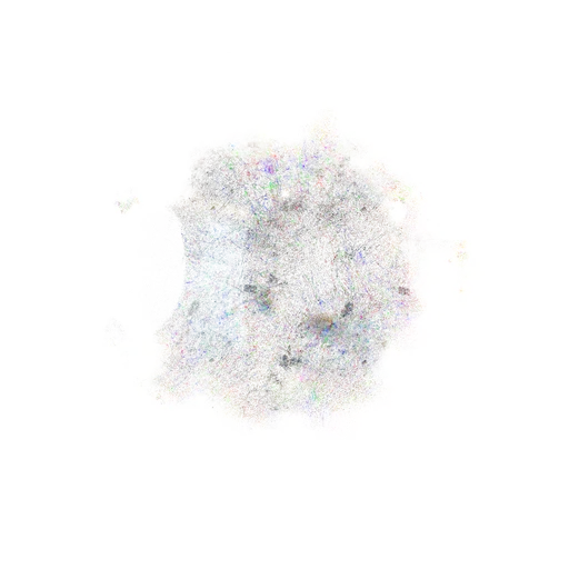 Shattered Iridescent Glass