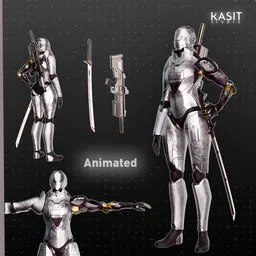 Girl EXO Armor + Arm V1 - V1