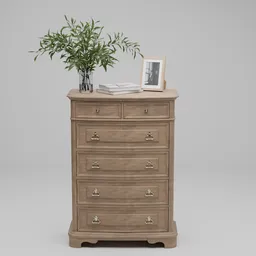Classic Oak Chest of Drawers