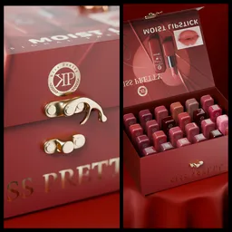 Premium Lipstick box opening shot