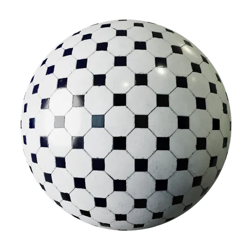 High-quality PBR floor tile material with adjustable color, scale, aspect ratio, and rotation for Blender 3D artists.